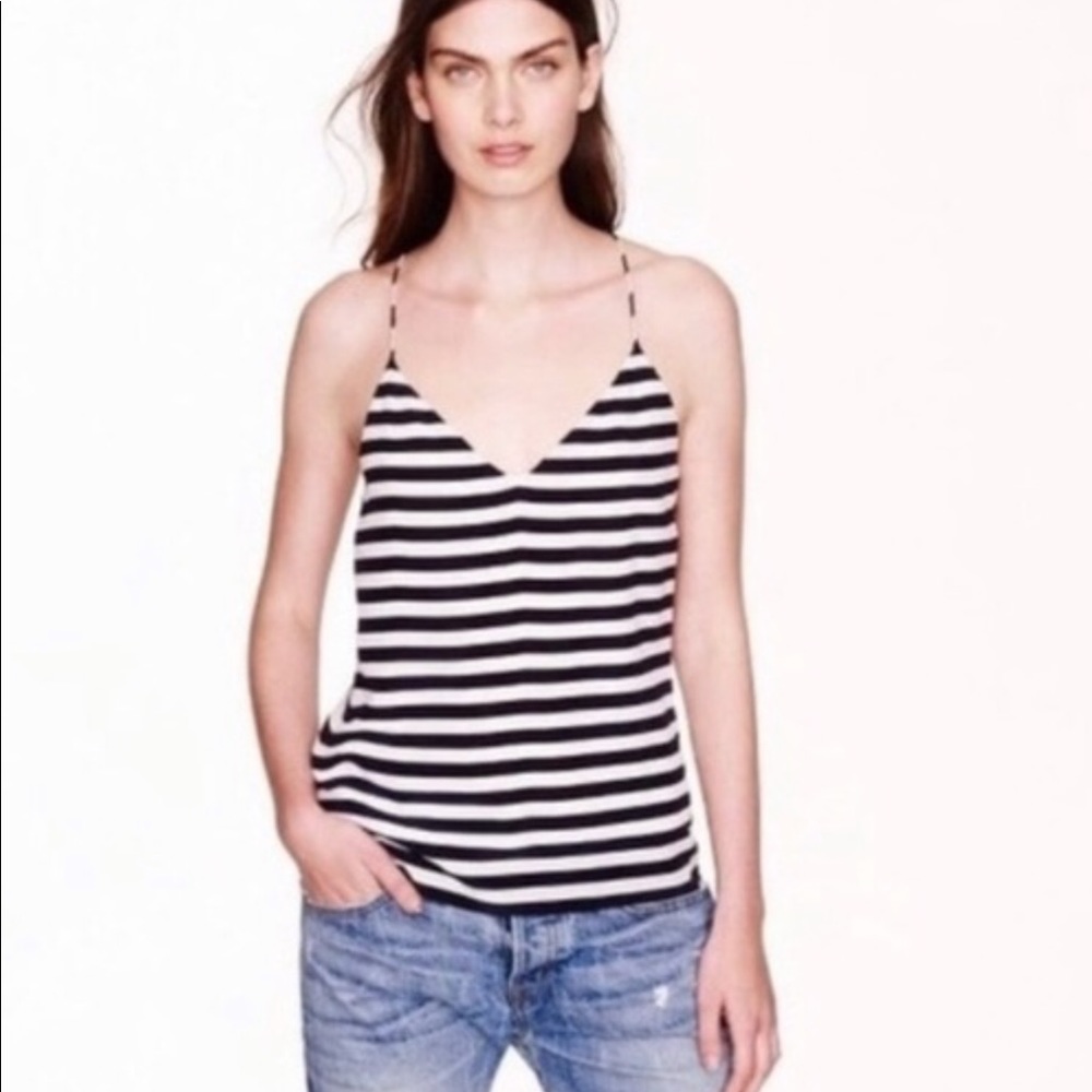 J. Crew Tank Top- Striped- Size S (4)